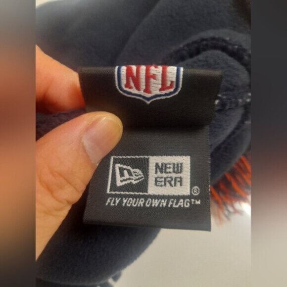 New Era - Winter Tassels Hat Team Bears NFL -One Size - Blue/Orange - Picture 11 of 13
